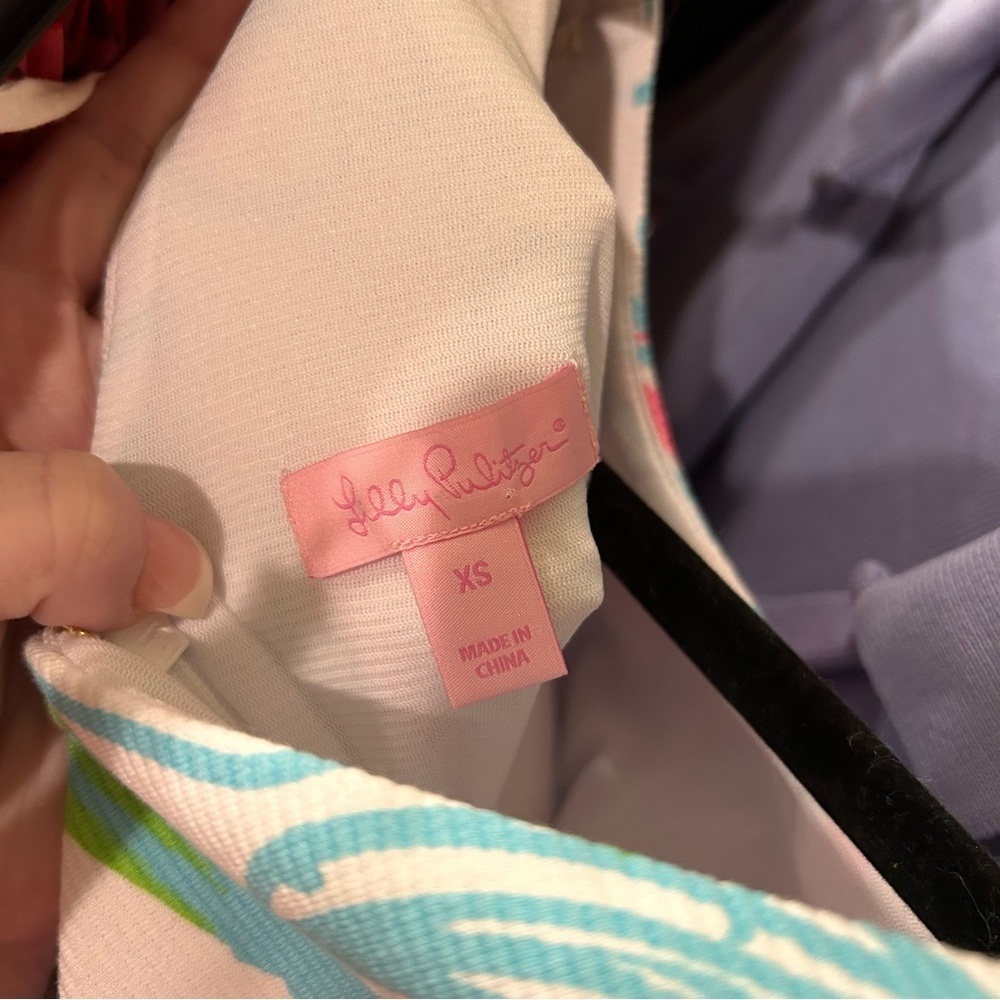 Lilly Pulitzer Pink and Green Floral Dress - Picture 3 of 6